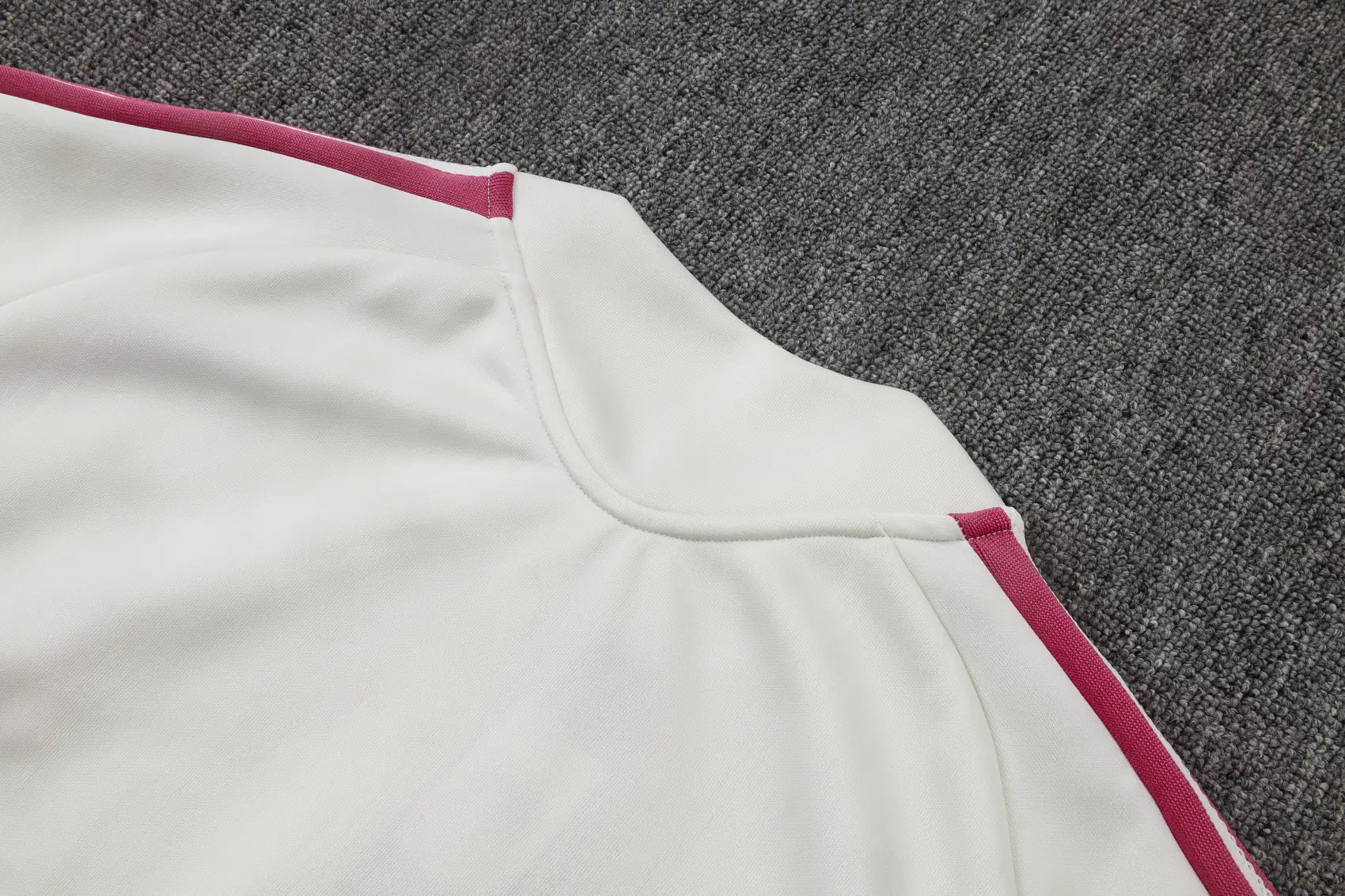Tuta Full-zip Real Madrid 26/27 Uomo Bianco e Rosa | Tuta da Calcio