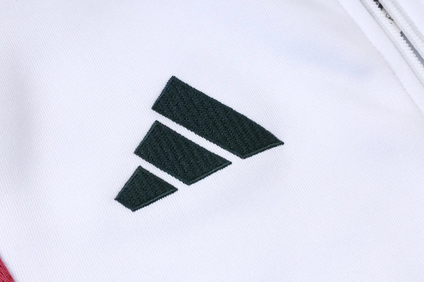 Tuta Full-zip Real Madrid 26/27 Uomo Bianco e Verde Petrolio | Tuta da Calcio