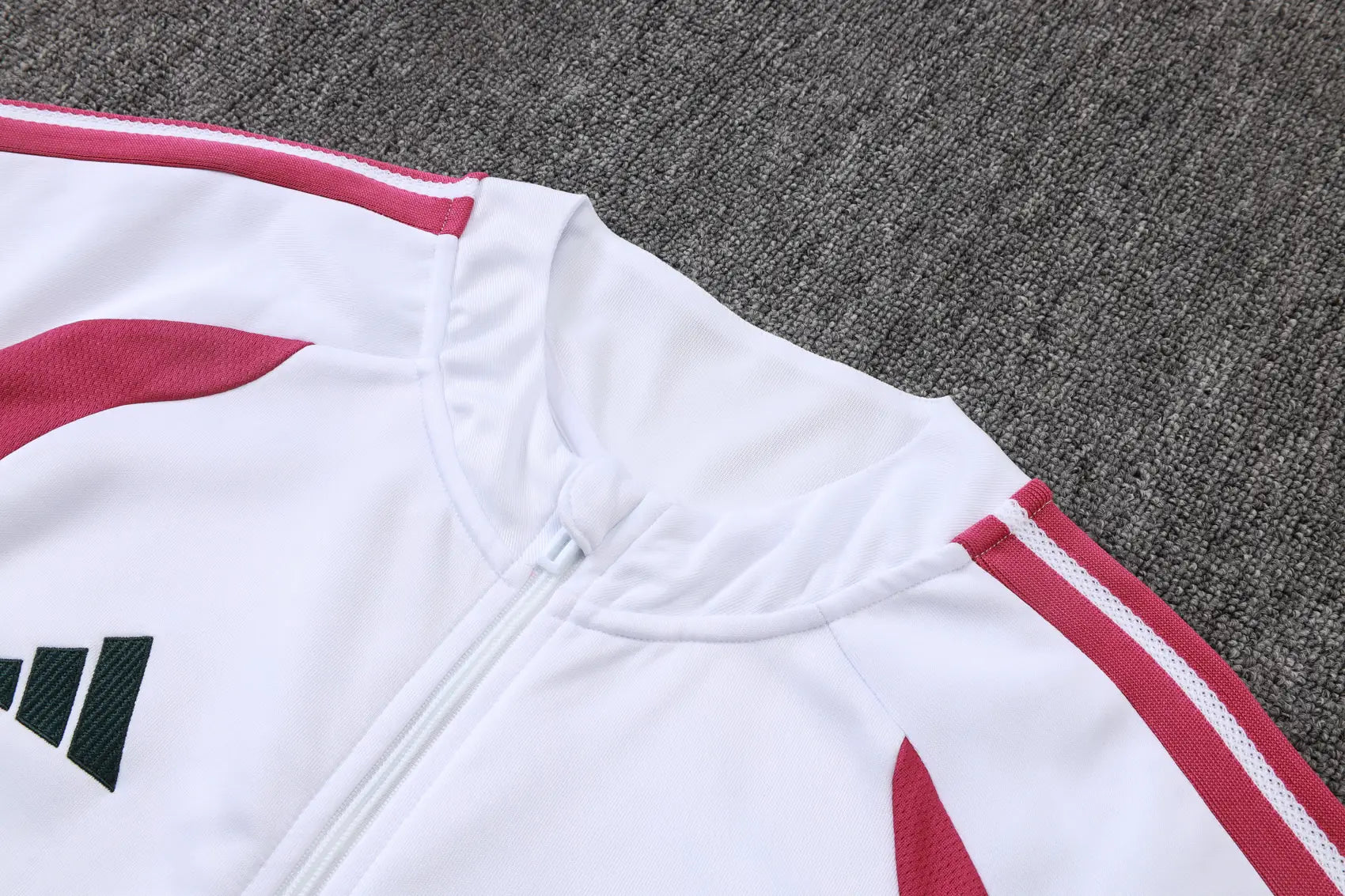 Tuta Full-zip Real Madrid 26/27 Uomo Bianco e Verde Petrolio | Tuta da Calcio