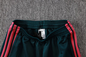 Tuta Full-zip Real Madrid 26/27 Uomo Bianco e Verde Petrolio | Tuta da Calcio