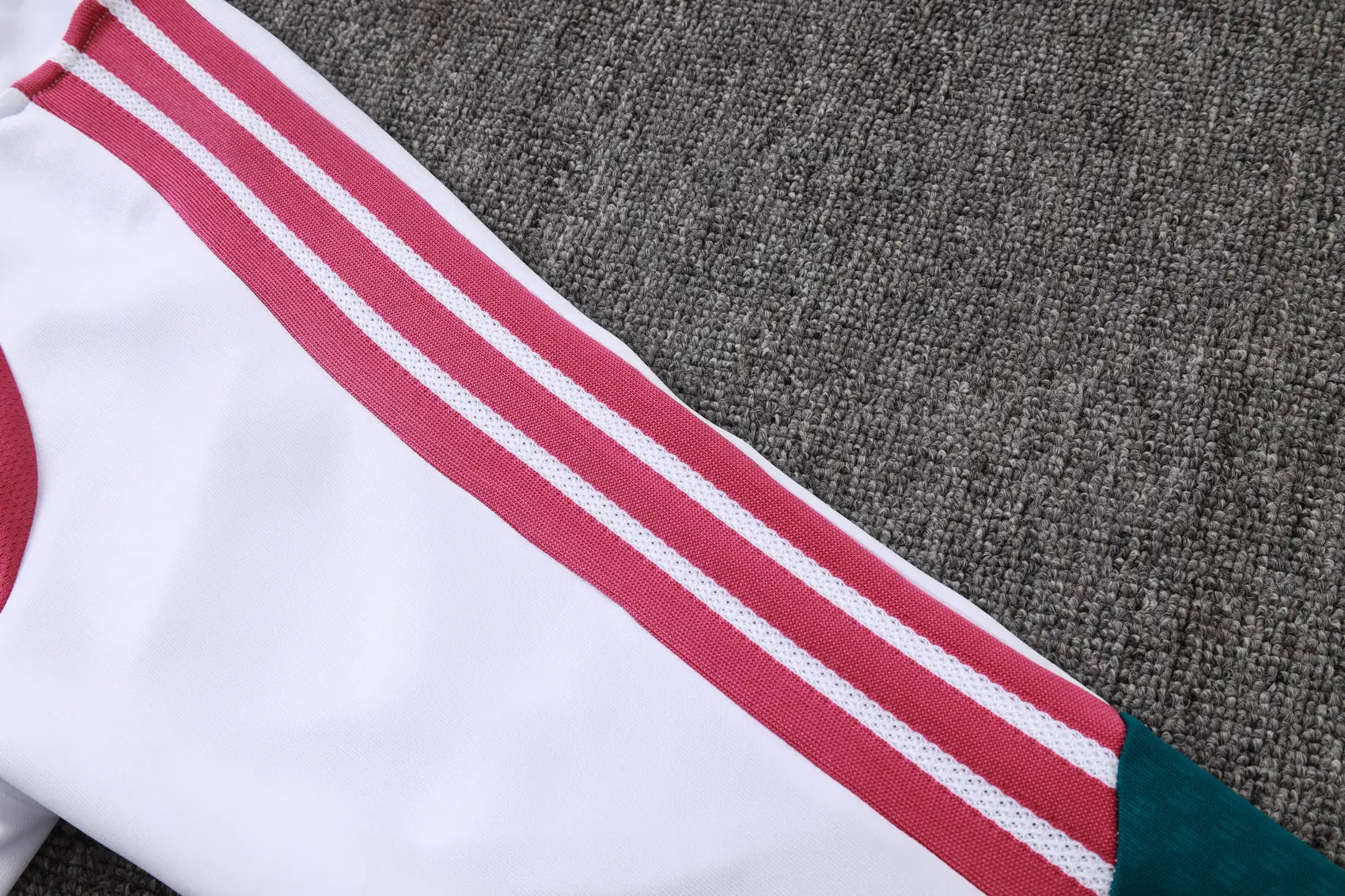 Tuta Full-zip Real Madrid 26/27 Uomo Bianco e Verde Petrolio | Tuta da Calcio