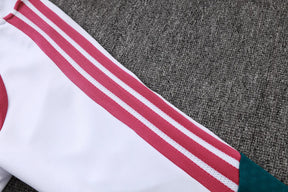 Tuta Full-zip Real Madrid 26/27 Uomo Bianco e Verde Petrolio | Tuta da Calcio