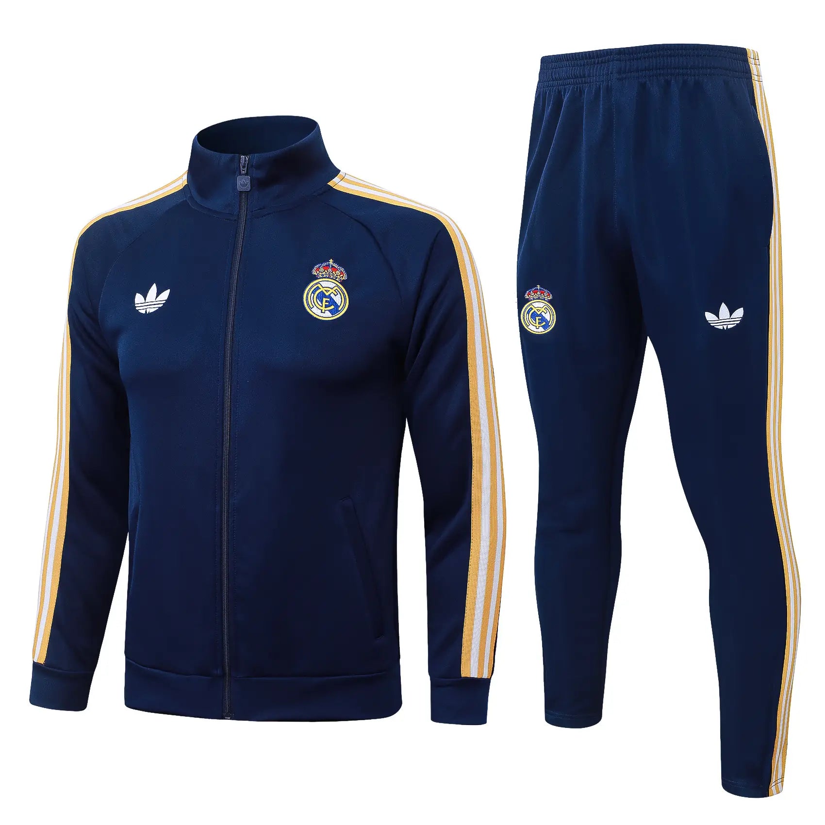 Tuta Full-zip Real Madrid 26/27 Uomo Blu Navy | Tuta da Calcio