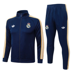 Tuta Full-zip Real Madrid 26/27 Uomo Blu Navy | Tuta da Calcio