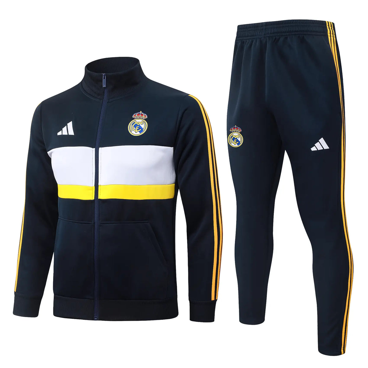 Tuta Full-zip Real Madrid 26/27 Uomo Blu Navy | Tuta da Calcio