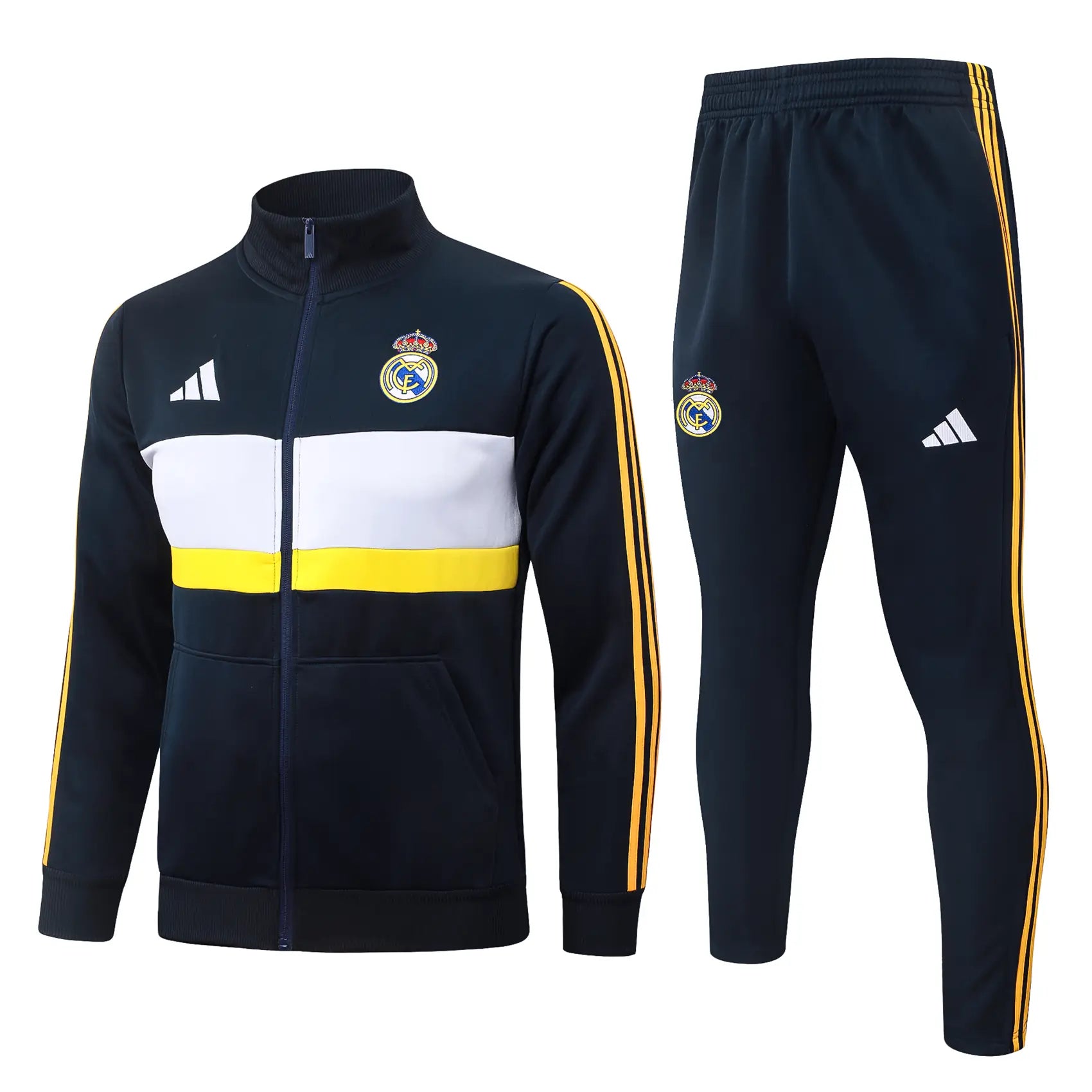Tuta Full-zip Real Madrid 26/27 Uomo Blu Navy | Tuta da Calcio