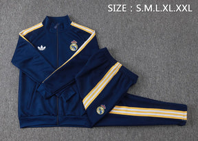 Tuta Full-zip Real Madrid 26/27 Uomo Blu Navy | Tuta da Calcio