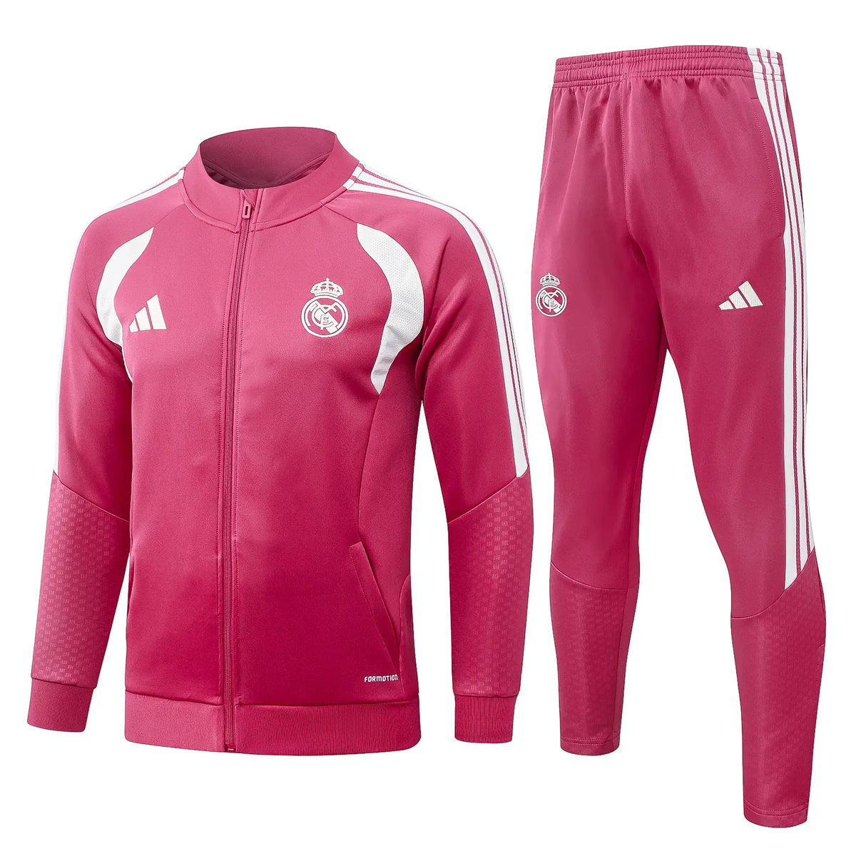 Tuta Full-zip Real Madrid 26/27 Uomo Rosa | Tuta da Calcio