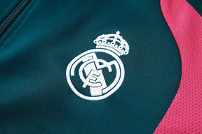 Tuta Full-zip Real Madrid 26/27 Uomo Verde Petrolio | Tuta da Calcio