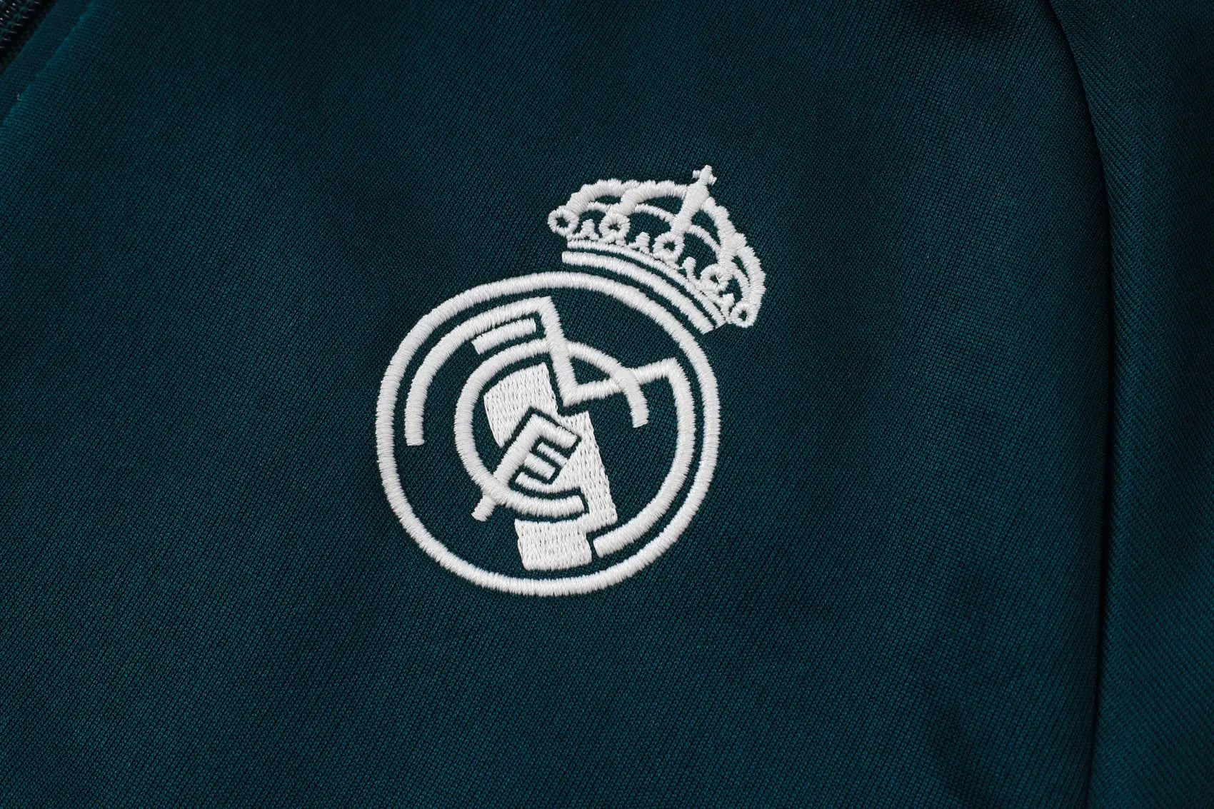 Tuta Full-zip Real Madrid 26/27 Uomo Verde Petrolio | Tuta da Calcio