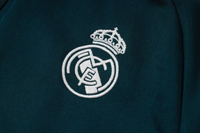 Tuta Full-zip Real Madrid 26/27 Uomo Verde Petrolio | Tuta da Calcio