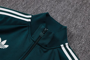 Tuta Full-zip Real Madrid 26/27 Uomo Verde Petrolio | Tuta da Calcio