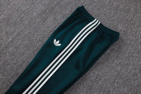 Tuta Full-zip Real Madrid 26/27 Uomo Verde Petrolio | Tuta da Calcio