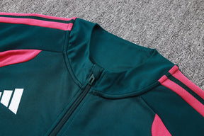 Tuta Full-zip Real Madrid 26/27 Uomo Verde Petrolio | Tuta da Calcio
