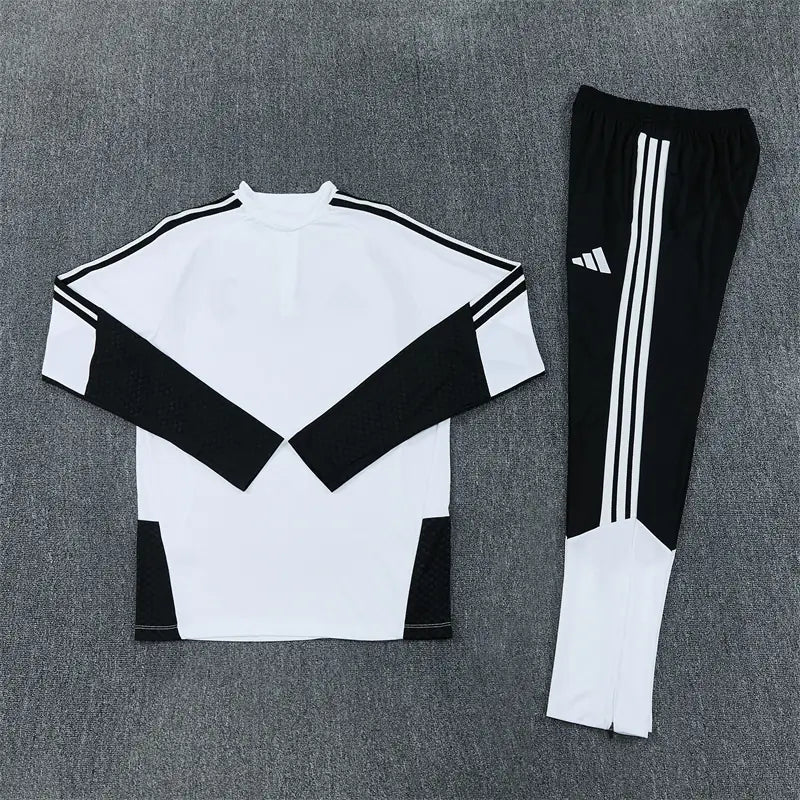 Tuta Half-zip 26/27 Uomo Bianco/Nero | Tuta da Calcio