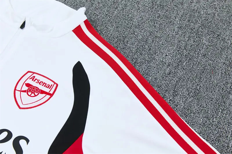 Tuta Half-zip Arsenal 26/27 Uomo Bianco | Tuta da Calcio