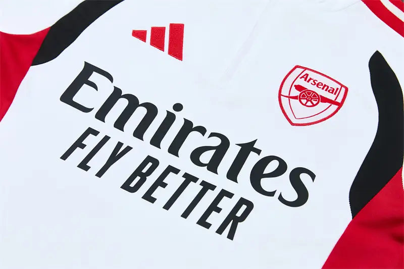 Tuta Half-zip Arsenal 26/27 Uomo Bianco | Tuta da Calcio