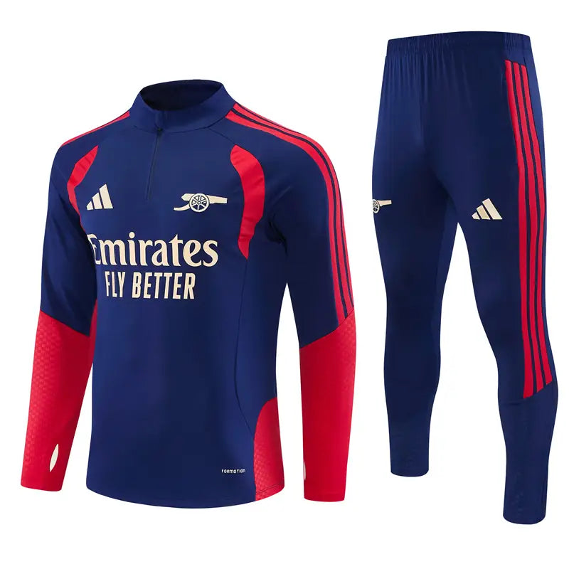 Tuta Half-zip Arsenal 26/27 Uomo Blu Navy | Tuta da Calcio