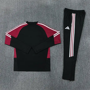 Tuta Half-zip Arsenal 26/27 Uomo Nero e Bordeaux | Tuta da Calcio