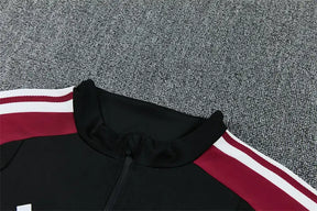 Tuta Half-zip Arsenal 26/27 Uomo Nero e Bordeaux | Tuta da Calcio