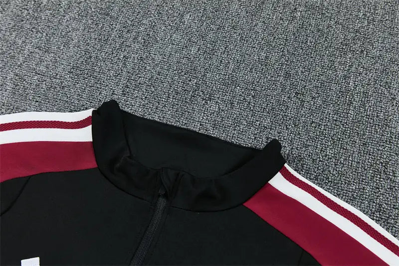 Tuta Half-zip Arsenal 26/27 Uomo Nero e Bordeaux | Tuta da Calcio