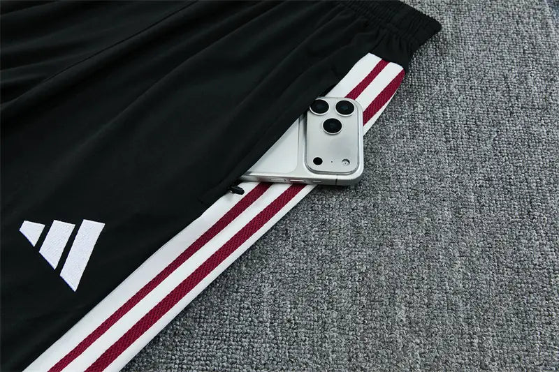 Tuta Half-zip Arsenal 26/27 Uomo Rosso Bordeaux e Nero | Tuta da Calcio