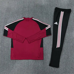 Tuta Half-zip Arsenal 26/27 Uomo Rosso Bordeaux e Nero | Tuta da Calcio