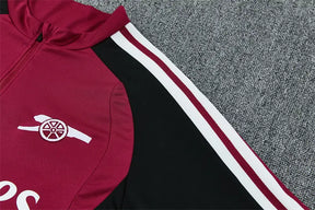 Tuta Half-zip Arsenal 26/27 Uomo Rosso Bordeaux e Nero | Tuta da Calcio