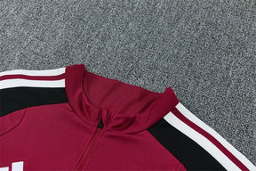 Tuta Half-zip Arsenal 26/27 Uomo Rosso Bordeaux e Nero | Tuta da Calcio
