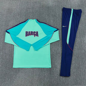 Tuta Half-zip Barcelona 26/27 Uomo Azzurro e Blu Navy | Tuta da Calcio