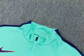 Tuta Half-zip Barcelona 26/27 Uomo Azzurro e Blu Navy | Tuta da Calcio