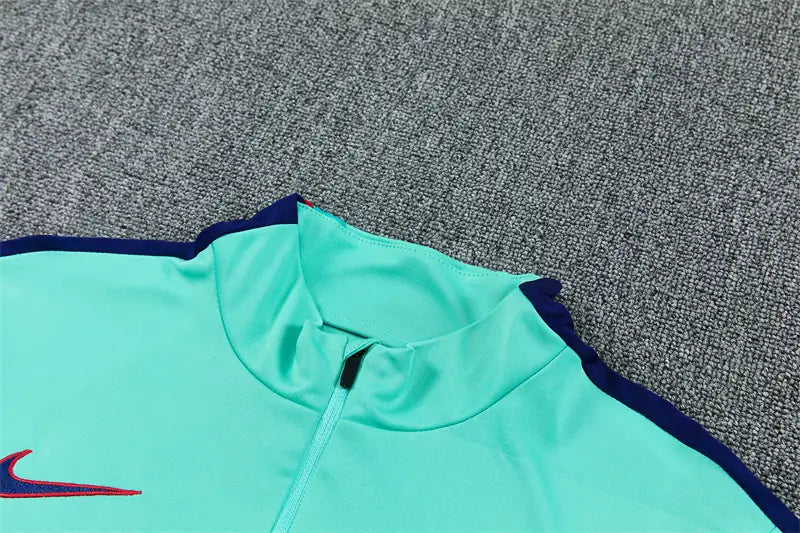 Tuta Half-zip Barcelona 26/27 Uomo Azzurro e Blu Navy | Tuta da Calcio