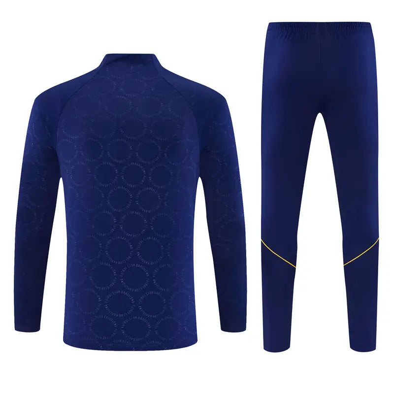 Tuta Half-zip Barcelona 26/27 Uomo Blu Navy | Tuta da Calcio