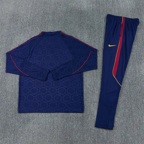 Tuta Half-zip Barcelona 26/27 Uomo Blu Navy | Tuta da Calcio