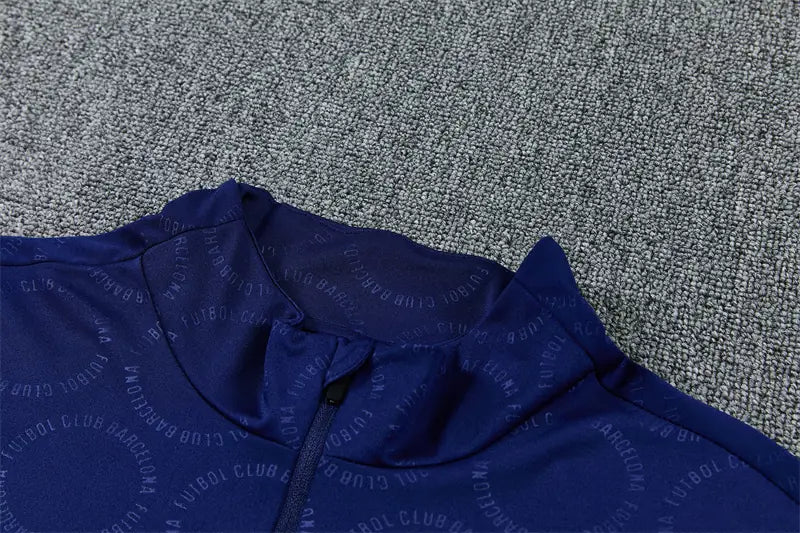 Tuta Half-zip Barcelona 26/27 Uomo Blu Navy | Tuta da Calcio
