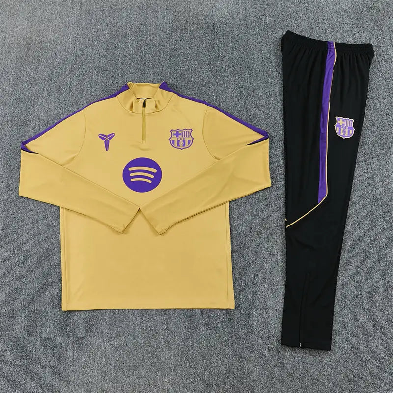 Tuta Half-zip Barcelona 26/27 Uomo Giallo | Tuta da Calcio