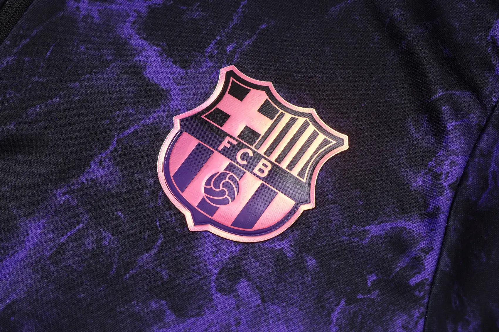 Tuta Half-zip Barcelona 26/27 Uomo Nero/Viola | Tuta da Calcio