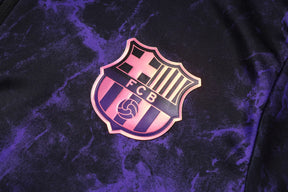Tuta Half-zip Barcelona 26/27 Uomo Nero/Viola | Tuta da Calcio