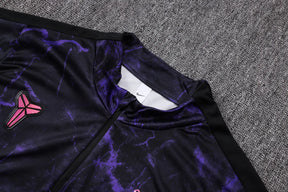 Tuta Half-zip Barcelona 26/27 Uomo Nero/Viola | Tuta da Calcio