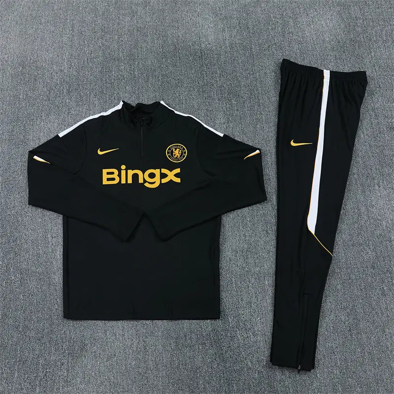 Tuta Half-zip Chelsea 26/27 Uomo Nero | Tuta da Calcio