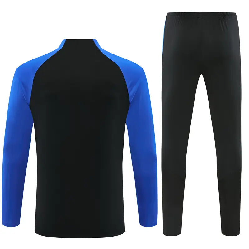 Tuta Half-zip Inter Milan 26/27 Uomo Nero e Blu | Tuta da Calcio