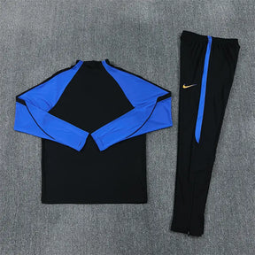 Tuta Half-zip Inter Milan 26/27 Uomo Nero e Blu | Tuta da Calcio