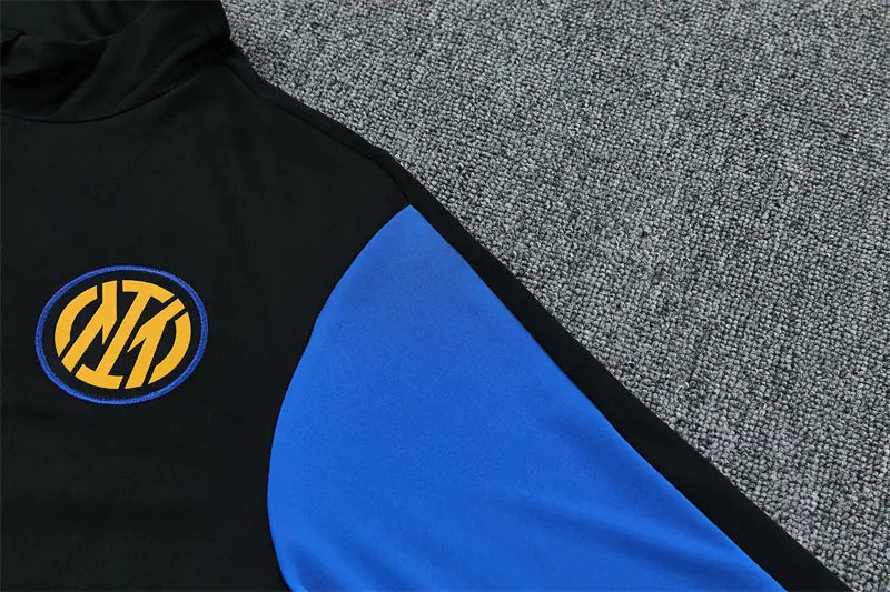 Tuta Half-zip Inter Milan 26/27 Uomo Nero e Blu | Tuta da Calcio