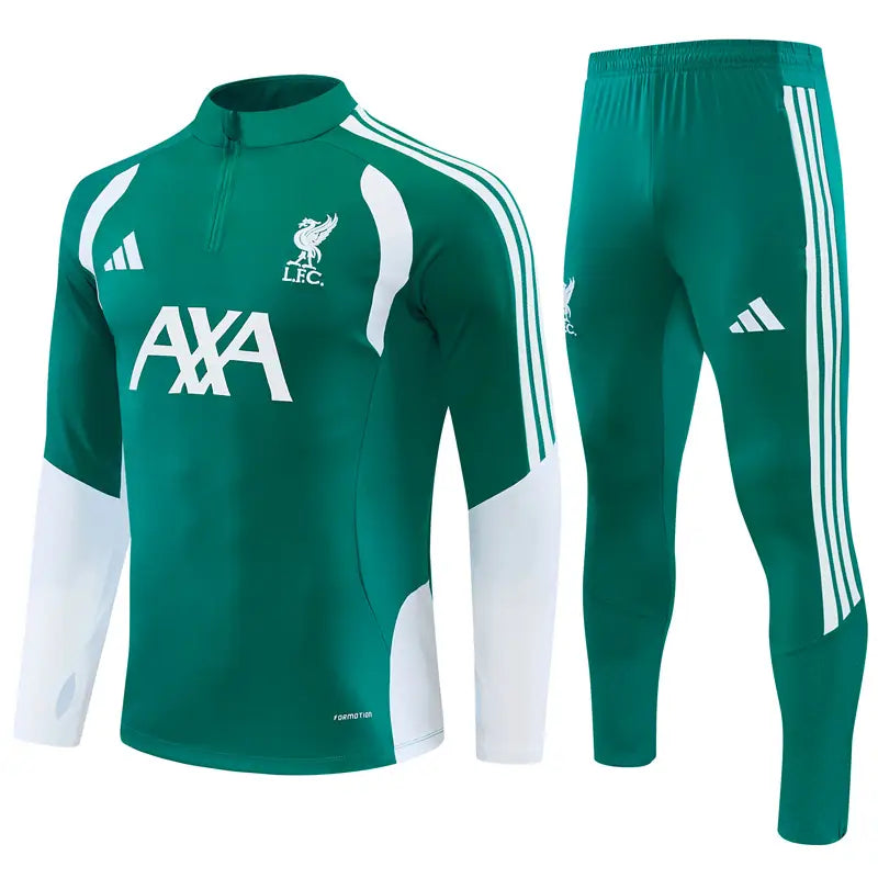Tuta Half-zip Liverpool 26/27 Uomo Verde | Tuta da Calcio