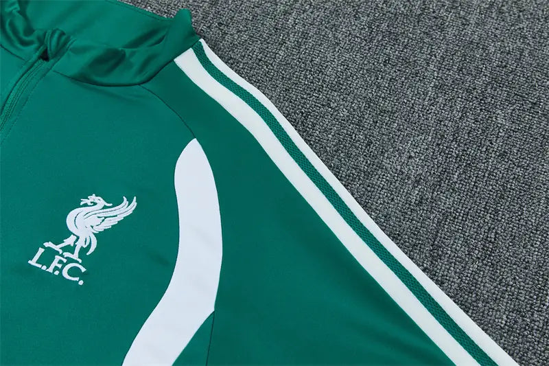 Tuta Half-zip Liverpool 26/27 Uomo Verde | Tuta da Calcio