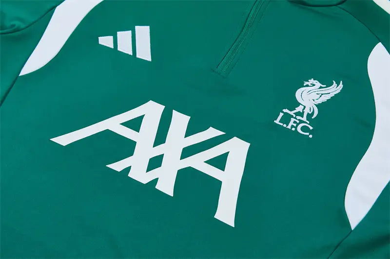Tuta Half-zip Liverpool 26/27 Uomo Verde | Tuta da Calcio