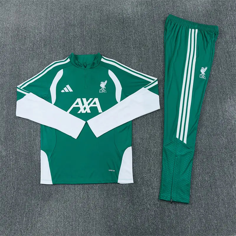 Tuta Half-zip Liverpool 26/27 Uomo Verde | Tuta da Calcio