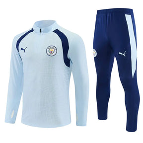 Tuta Half-zip Manchester City 26/27 Uomo Azzurro e Blu Navy | Tuta da Calcio