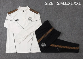 Tuta Half-zip Manchester City 26/27 Uomo Bianco e Nero | Tuta da Calcio