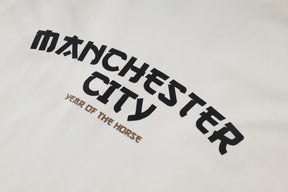 Tuta Half-zip Manchester City 26/27 Uomo Bianco e Nero | Tuta da Calcio